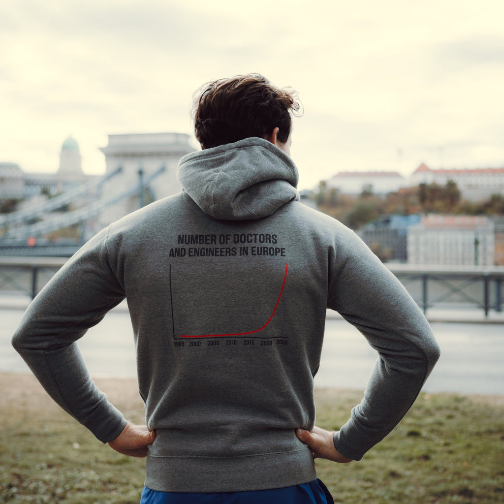 Number of Doctors and Engineers in Europe Hoodie