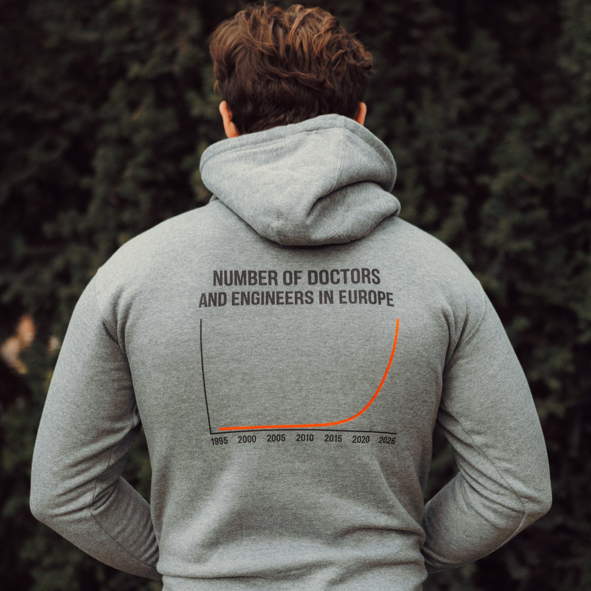 Number of Doctors and Engineers in Europe Hoodie