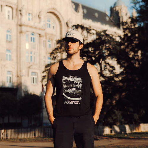 1940s vs 2020s Tank Top - Black