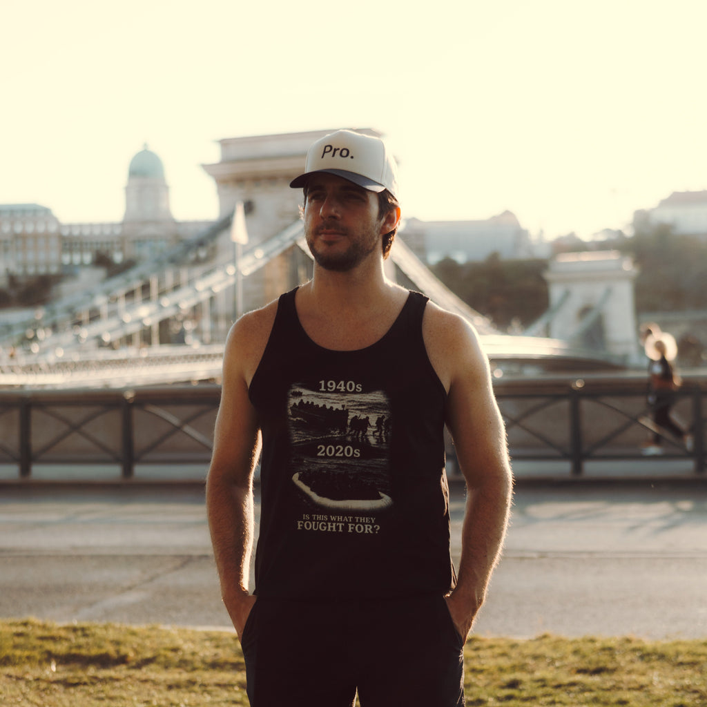 1940s vs 2020s Tank Top - Black