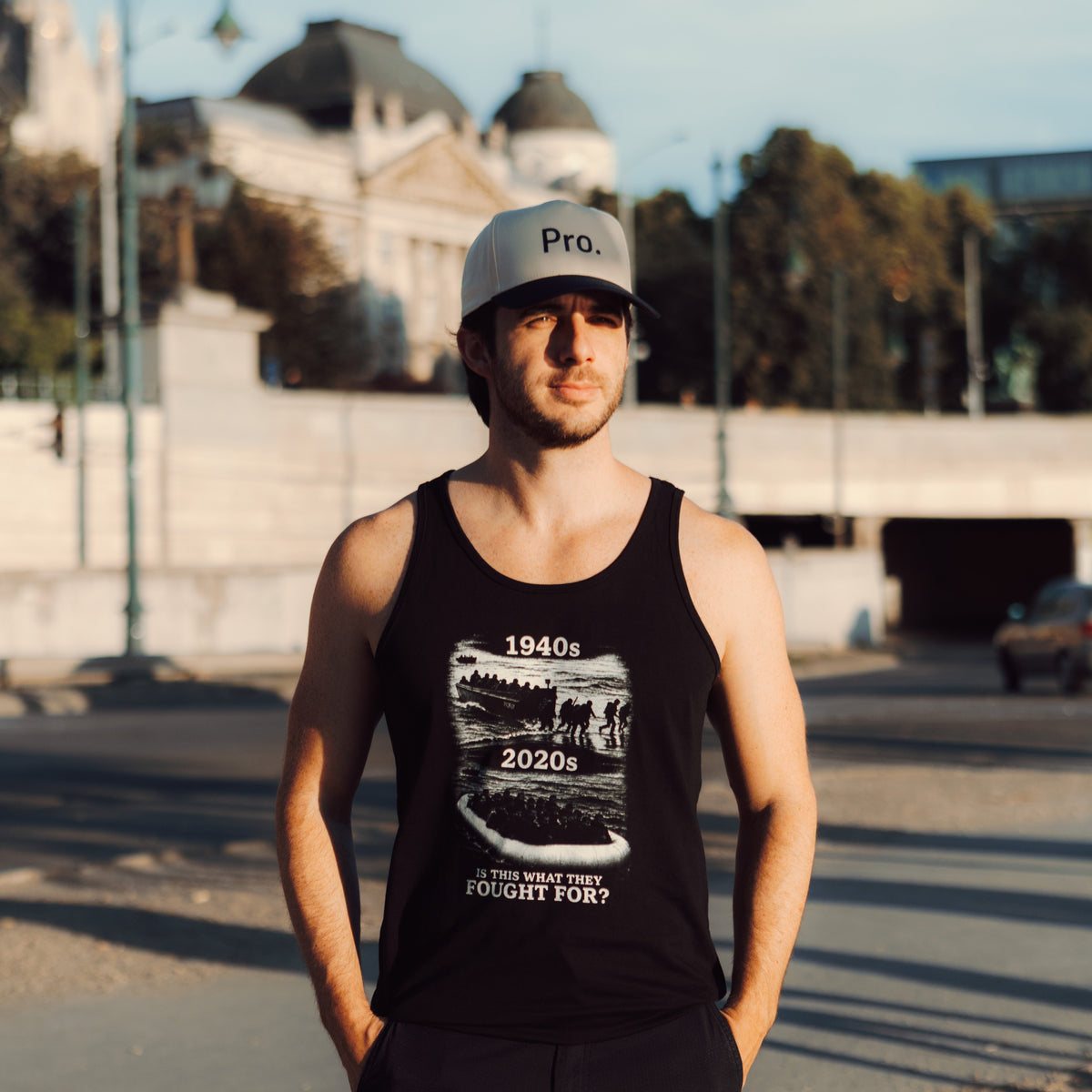 1940s vs 2020s Tank Top - Black