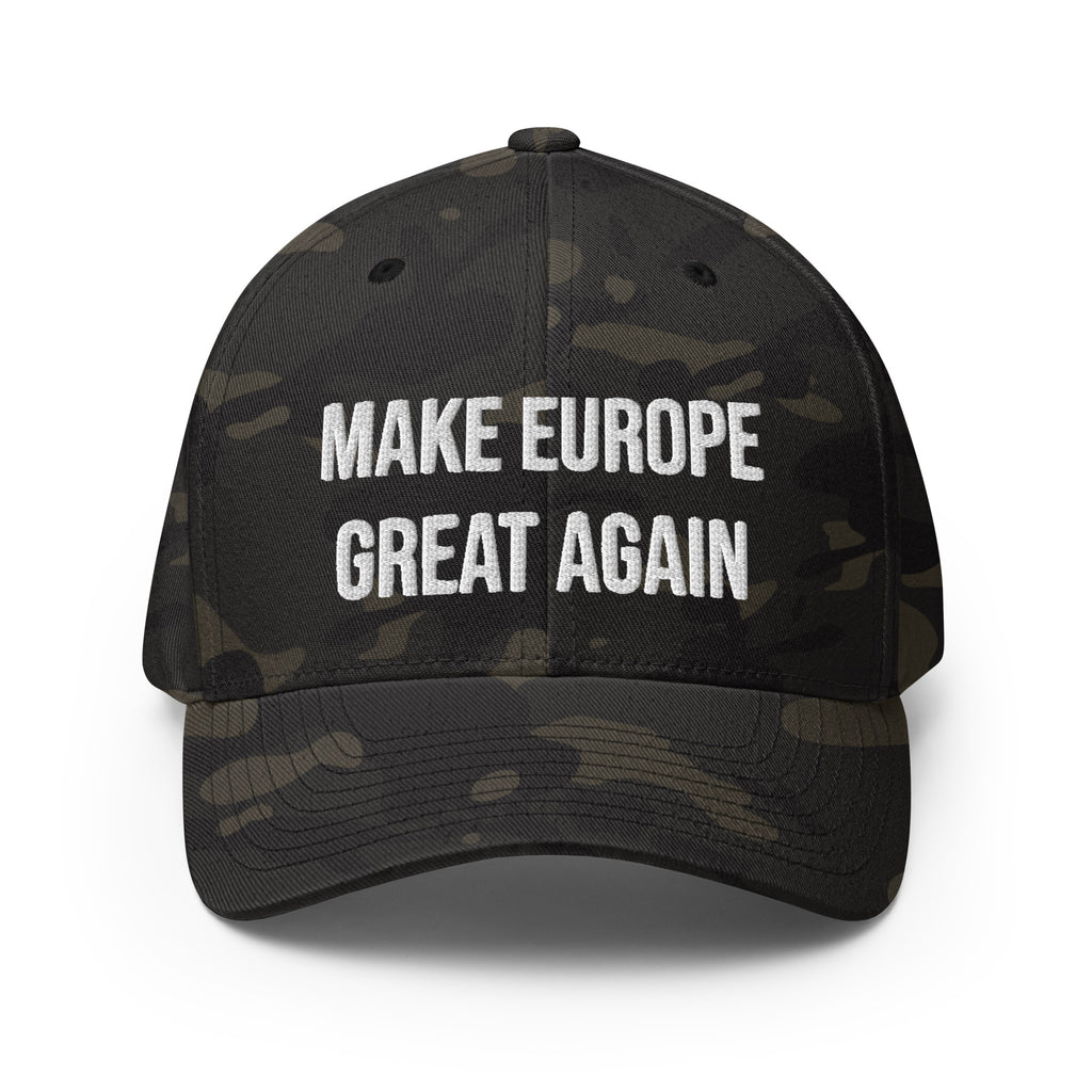 Make Europe Great Again Cap, Multicam Black, back view