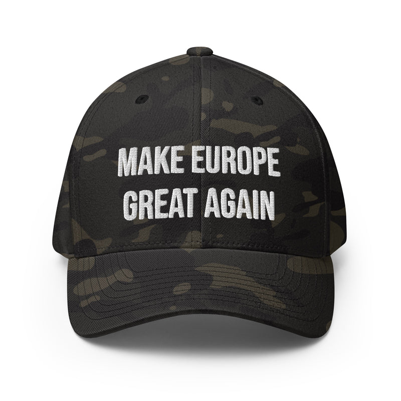 Make Europe Great Again Cap, Multicam Black, back view