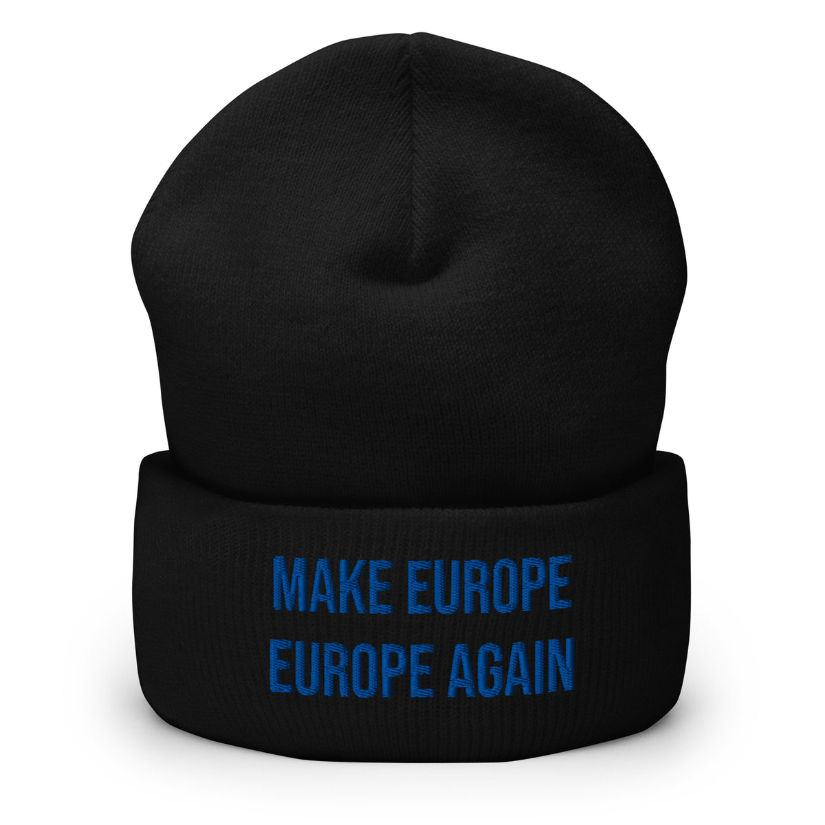 Make Europe Europe Again Beanie, Black, front view